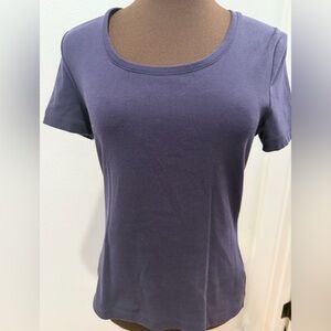 Boden Women's Short Sleeve Scoop Neck Tee - Navy (true navy but hard to capture)